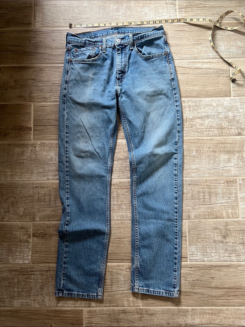 Levi's Men's Straight Fit Light Blue Denim Jeans